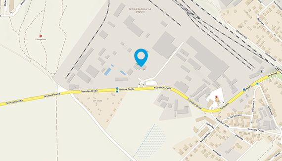 Mapa sídla společnosti